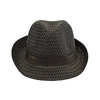 Шляпа трилби Summer hat летняя денди 59-60 Чёрный (14846) BX, код: 6577781