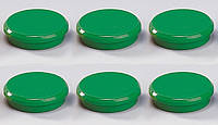 Магниты Dahle 24 мм 6 штук Зеленый (4007885954240) VK, код: 1837909