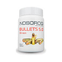 Комплекс до тренировки Nosorog Nutrition Bullets 5.0 30 Caps LW, код: 7693536