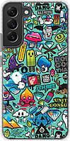 Чехол бампер EndorPhone Samsung Galaxy S22 Plus Стикер бомбинг 1 (693pc-2495-26985) z114-2024