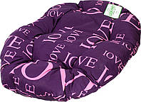 Лежак-подушка Lucky Pet Дрёма 3 55x80 см Фиолетовый (4820224217383) TH, код: 7997821