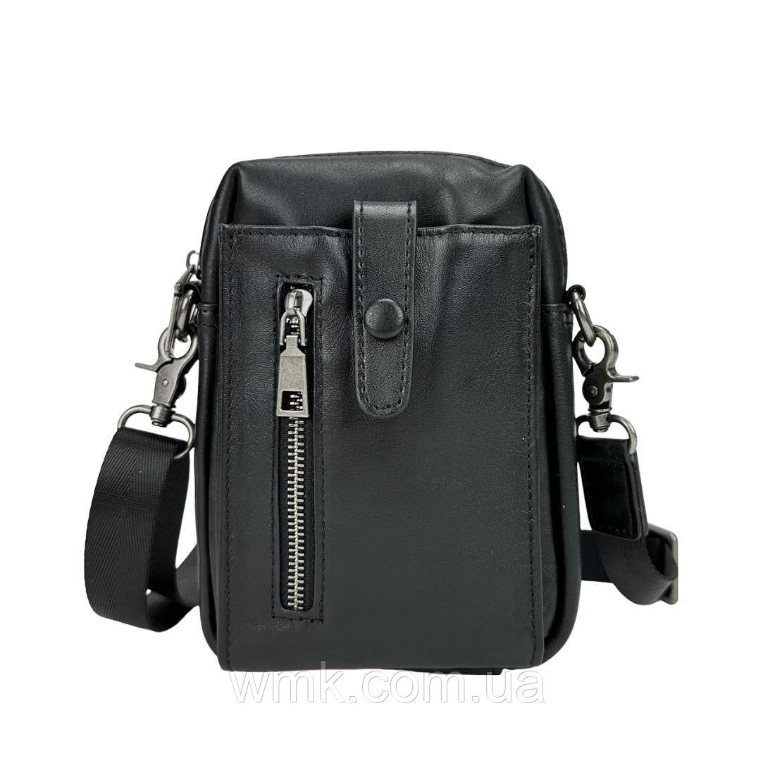 Маленька сумочка чоловіча шкіряна TDING BAG 1633A