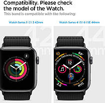 Нейлоновий ремінець Spigen для Apple Watch серії SE/6/5/4 (42/44/45 mm) - Band Lite Fit (AMP02286), фото 4