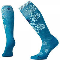 Шкарпетки Smart Wool Wm's PhD Ski Light Pattern SW15017 Glacial Blue (1033-SW 15017.781-S) PZ, код: 6456350