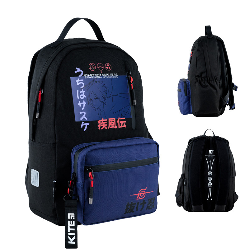 Рюкзак для міста Kite teens Naruto NR24-949M 41x28x11 см чорний