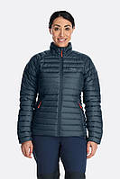 Пуховик женский Rab Microlight Jacket Womens 10 Темно-Синий z114-2024