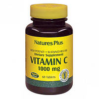 Витамин C Nature's Plus Vitamin C 1000 mg 60 Tabs IN, код: 7518126