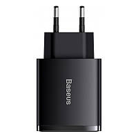 Универсальное сетевое зарядное устройство Baseus 30W Compact Quick Charger CCXJ-E01 Черный BM, код: 7620066
