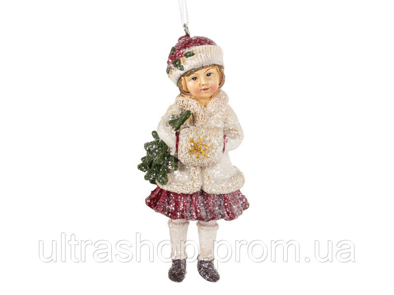 Елочная фигурка Christmas Girl с муфточкой Lefard AL186504 UL, код: 8251245 - фото 1 - id-p2160545367