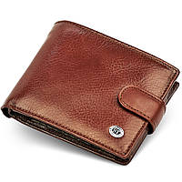 Мужское портмоне из натуральной кожи ST Leather В141 Коричневый, SAK