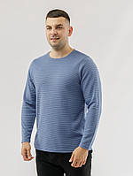 Мужская футболка с длинным рукавом S индиго Figo ЦБ-00227209 AG, код: 8430862