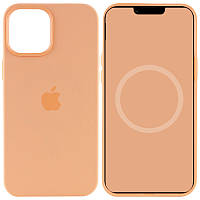 Чехол Epik Silicone case AAA full with Magsafe and Animation Apple iPhone 12 Pro / 12 6.1" Оранжевый /