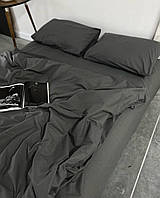 Комплект постельного белья сатин SADA Lux двуспальный графитовый (253413) UM, код: 8260282