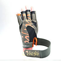 Перчатки для фитнеса MadMax MFG-921 Voodoo S Light grey/orange z114-2024