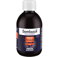 Бузина Sambucol Black Elderberry Immuno Forte + Vitamin C + Zinc 230 ml /46 servings/ z114-2024