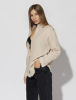 Женская рубашка с длинным рукавом S бежевый Madmext ЦБ-00218976 z116-2024