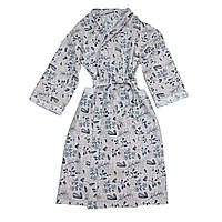 Вафельный халат Luxyart Кимоно размер (54-56) XL 100% хлопок (LS-4385) z114-2024