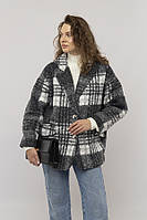 Женское пальто L темно-серый REYON ЦБ-00233092 z116-2024