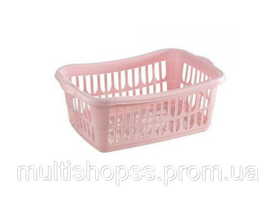 Пластиковий кошик для зберігання речей і дрібниць Рожевий AMZ 212-8724939 MP, код: 8338886
