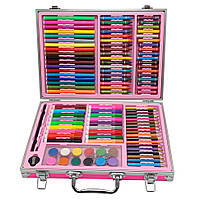 Детский набор для творчества и рисования Bambi MK 2453 в чемодане Розовый GR, код: 8390379