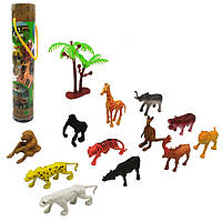 Набор игрушечных животных Bambi XD-661 в колбе Дикие животные GM, код: 7676578