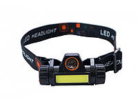 Фонарь налобный -ручной HeadLight аккумуляторный + магнит WX8101 GT, код: 2557467
