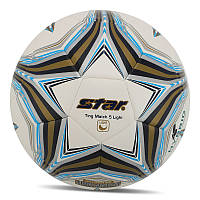 Мяч футбольный Star Ting Match 5 Light Hybrid SB3145L №5 Бело-голубой (57623044) z114-2024