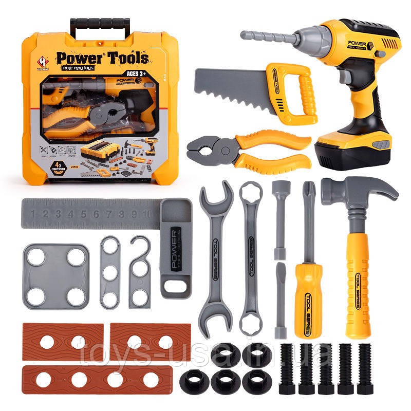 Набір інструментів у валізі (шурупокрут) "Power tools" арт. T 012 A, фото 1