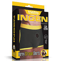 Шорти унісекс для страпона Lovetoy Horny Strapon Large SP, код: 7723214