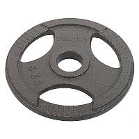 Блины диски стальные с хватом Zelart TA-7791 5 кг Серый (58363172) z114-2024