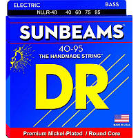 Струны для бас-гитары DR NLLR-40 Sunbeams Nickel Plated 4 String Light Bass Strings 40 95 BM, код: 6556107