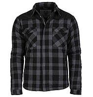 Куртка в стиле дровосека черный серый 10370508 Mil-Tec Lumber Jacket XL SN, код: 8447238