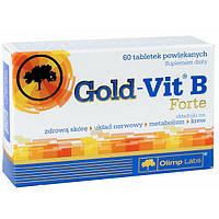 Вітамін B для спорту Olimp Nutrition Gold-Vit B Forte 60 Tabs EJ, код: 7618313