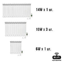 Умная мобильная система отопления электрическая ELECTRO SET 50А WI-FI 5000 Вт OS, код: 8364201