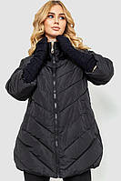 Куртка жіноча чорний 235R106 Ager XL SM, код: 8453856