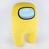 Мягкая игрушка Weber Toys космонавт Among Us 27см Желтый (WT6662) EM, код: 2593316