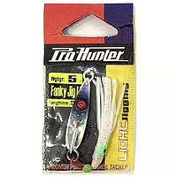 Пилькер Prohunter Fanky Jig with skirt assist hook 5g Белый (1013-9637.00.73) QT, код: 8196270