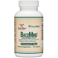 Комплекс для профилактики работы головного мозга Double Wood Supplements Bacomind Bacopa Extract 150 mg 210
