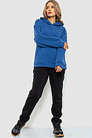 Спортивный костюм женский на флисе Сине-черный 112R701 Ager (104928_797590) XS NX, код: 8322650