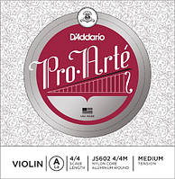 Струна D'Addario J5602 4 4M Pro-Arte Violin A String Medium Tension NB, код: 6557021