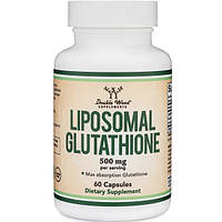 Глутатион Double Wood Supplements Liposomal Glutathione 500 mg (2 caps per serving) 60 Caps z114-2024