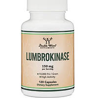 Комплекс для профилактики давления и кровообращения Double Wood Supplements Lumbrokinase 150 mg 10000 FU (2