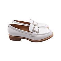 Туфлі жіночі Aquamarin білі натуральна шкіра 2284-23DTC 38 VA, код: 7770189