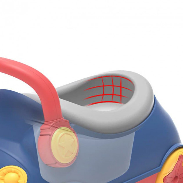 Детский горшок Автомобиль Babyhood с мягким сиденьем BH201 Синий DH, код: 7927410 - фото 6 - id-p2159531541