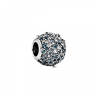 Серебряный Шарм Pandora Синие маргаритки 798797C01 BX, код: 7361359