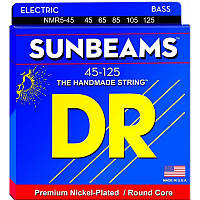 Струны для бас-гитары DR NMR5-45 Sunbeams Nickel Plated 5 String Medium Bass Strings 45 125 BM, код: 6556125