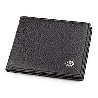 Мужской кошелек ST Leather ST160 кожаный Черный (18319) DH, код: 947055