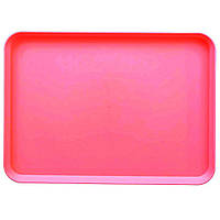 Таця пластикова прямокутна 44,5*35 см Stenson ХМ 2540 рожевий TP, код: 8380358