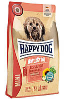 Сухой корм Happy Dog Naturcroq Mini Lachs & Reis для взрослых собак мини пород с лососем и рисом 4 кг