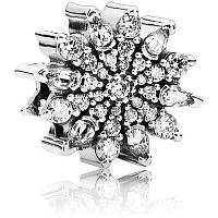 Серебряный шарм Pandora Ледяной кристал 791764CZ EJ, код: 7359522